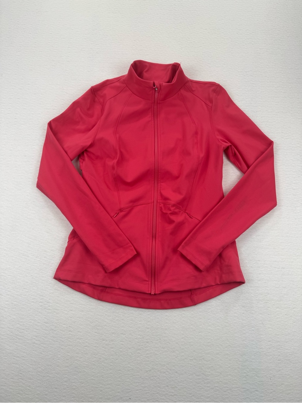 Spyder Active Full Zip Mock Neck Athletic Jacket Pink Red Women's Size M